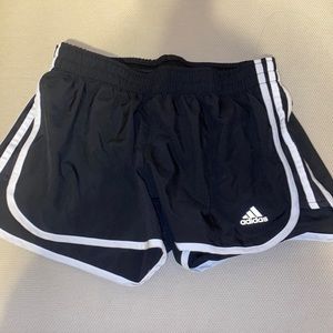 Adidas black athletic shorts